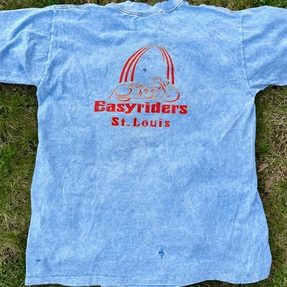 90’s Easyriders Magazine Vintage T-Shirt Single Stitch - Picture 3 of 6